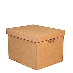 41x34x30 cm Çift Oluklu (Dopel) Kraft Arşiv Kolisi - 5 Geniş Klasör Kapasiteli Ofis Kutusu - KoliciAbla