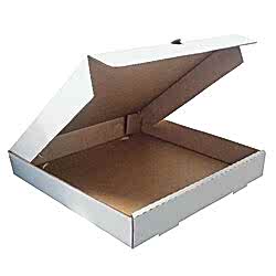 Beyaz Pizza Kutusu (26x26x4 cm) - KoliciAbla