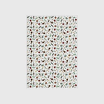 Doğal 'Kozmetik ve Spa' Temalı Renkli Pelur Kağıt (32x45 cm) - 100 Adet | Organik ve Canlı - KoliciAbla