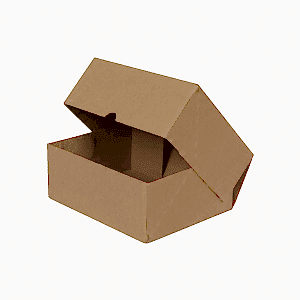 34,5x21x11,5 cm Kraft E-Ticaret ve Kargo Kutusu - Giyim, Tekstil ve Hediye Seti Kutusu - 2