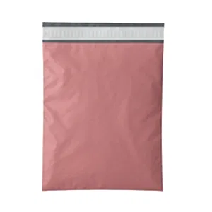Gül Kurusu Renkli Cepli Kargo Poşeti 25x30+5cm (80 Mikron) - Kompakt Boy Estetik Torba - KoliciAbla