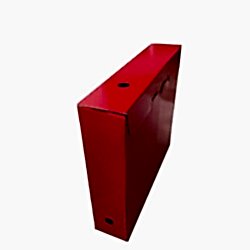 Kırmızı Arşiv Kutusu 31.5x7.7x28.5 cm - Parlak Dava, Hasta & Ofis Dosya Kutusu - KoliciAbla