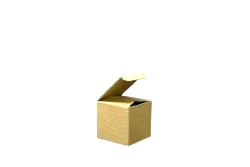 Kraft Kilitli Hediye Kutusu (7x7x6.5 cm) - KoliciAbla