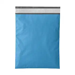 Mavi Renkli Cepli Kargo Poşeti 30x37,5+5cm (100 Mikron) - Orta Boy Premium Torba - KoliciAbla