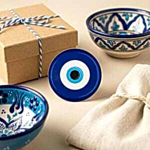 'Nazar Boncuğu' Sticker Etiket (4x4cm) - 54 Adet | Paketlerinize Nazar Değmesin! - 7