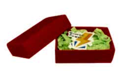 Parlak Kırmızı Hediye Kutusu (8x5x3 cm) - 10 Adet - KoliciAbla