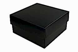 Parlak Siyah Hediye Kutusu (10x10x5 cm) - 10 Adet - KoliciAbla