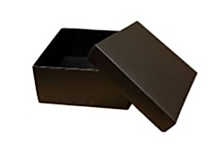 Parlak Siyah Hediye Kutusu (15.7x15.7x9.7 cm) - 10 Adet - KoliciAbla