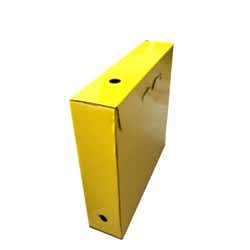Sarı Arşiv Kutusu 31.5x7.7x28.5 cm - Parlak İK, Proje & İş Güvenliği Dosya Kutusu - KoliciAbla