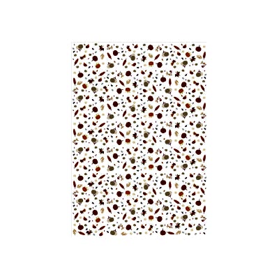 Sonbahar ve Hasat' Temalı Desenli Pelur Kağıt (32x45 cm) - 100 Adet | Rustik Sıcaklık - KoliciAbla