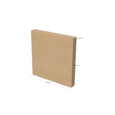 35x4x35 cm Tek Oluklu Kraft Koli - İnce Plak, Sertifika ve Kare Çerçeve Saklama Kutusu - KoliciAbla