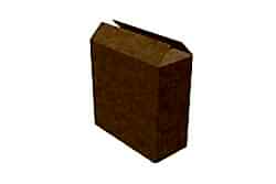 27x12x27 cm Tek Oluklu Kraft Koli - Servis Tabağı, Kitap & Tekstil Kutusu - KoliciAbla