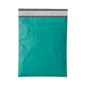 Yeşil Renkli Cepli Kargo Poşeti 30x37,5+5cm (100 Mikron) - Orta Boy Premium Torba - KoliciAbla