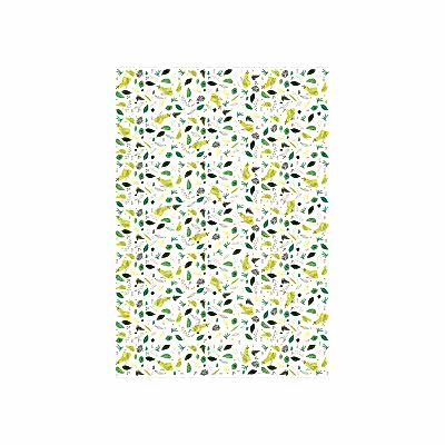 Yeşil Soyut 'Doğa' Desenli Pelur Kağıt (32x45 cm) - 100 Adet | Modern ve Sanatsal - KoliciAbla